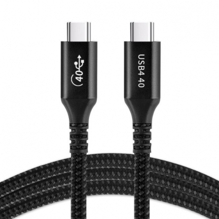 USB 4 Type C to Type C 40Gbps cable -- Braided